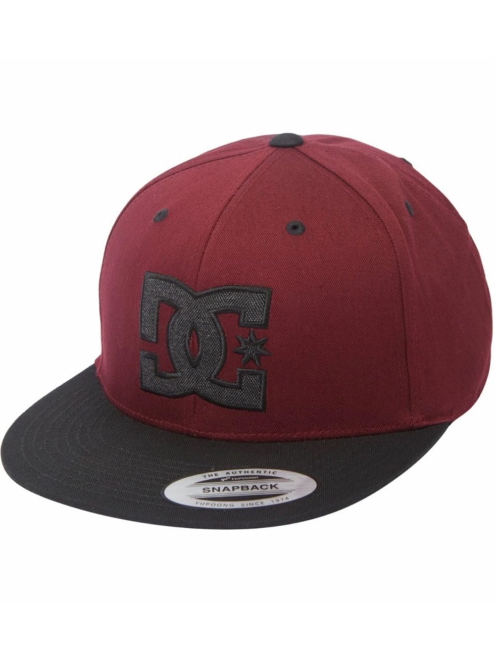 DC SHOES Skate Apparel Burgundy & Black Snapback Adjustable VC Birde Hat